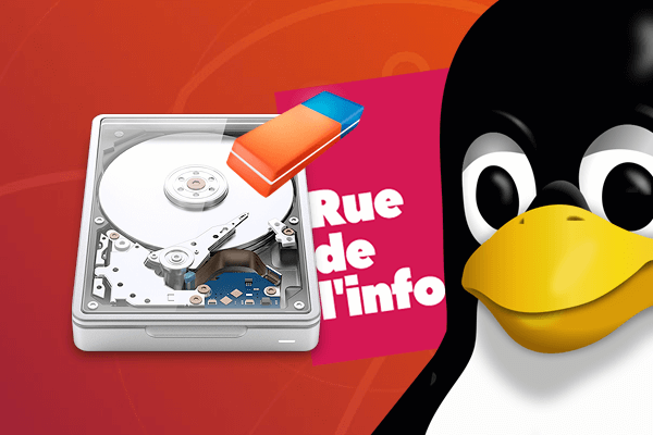 Comment effacer un disque à 100% (SSD, clé USB…) sur Ubuntu Linux ?