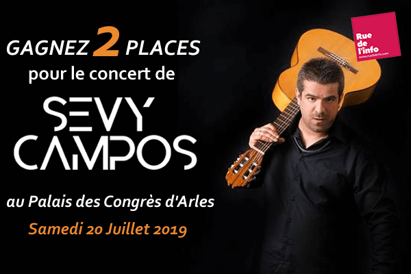 Jeu Sevy Campos : Gagnez 2 places de concert