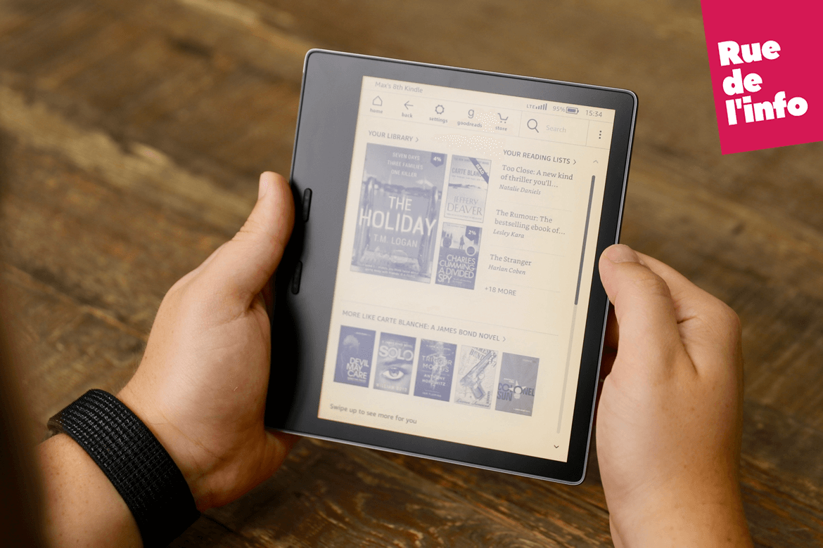 Test de la liseuse Amazon Kindle Oasis 2019