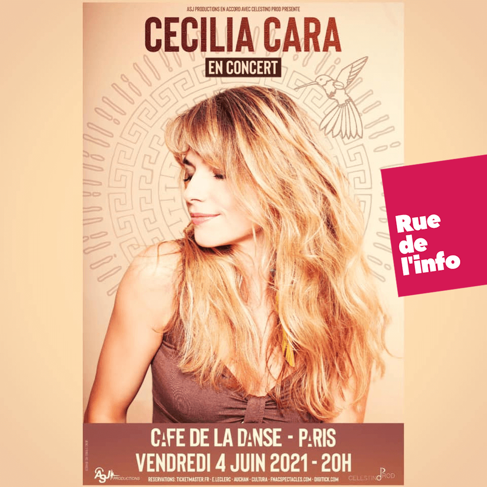 Cécilia Cara live : Vendredi 4 Juin 2021 au Café de la Danse (Paris)