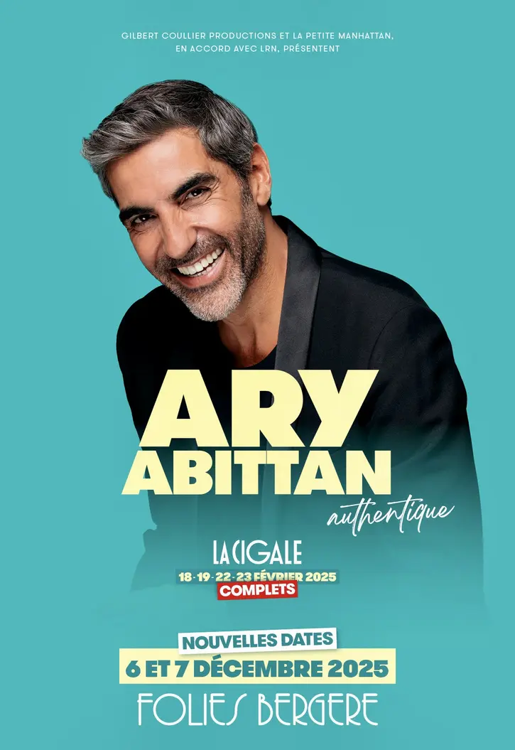 Ary Abittan en spectacle dans Authentique