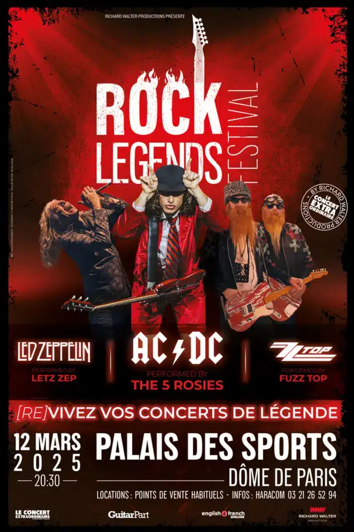 Concert de Rock Legends au Dôme de Paris